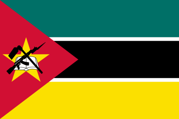 Vlag Mozambique - 100x150cm Spun-Poly